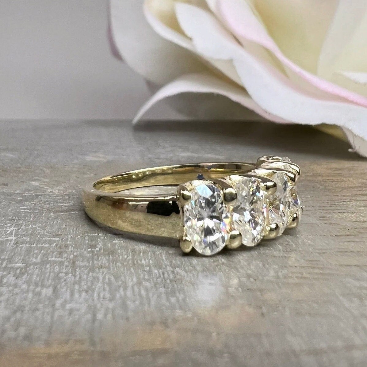 Lab grown diamond wedding band, oval cut lab created diamond ring, echo friendly half eternity diamond band cvd diamond ring ladies